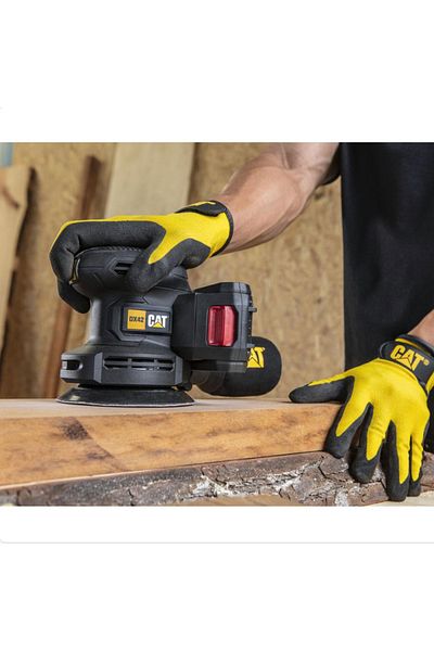 Caterpillar Cat Dx42B 2 In 1 Cordless Orbital Sander With Polisher 18V 125Mm