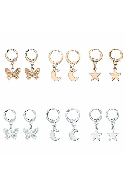 Shiklik MODA مجموعة من 12 قطعة من الأقراط لتعزيز أناقتك