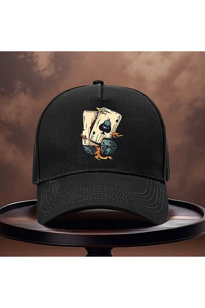 LEIVOR Poker Printed Snapback Hat