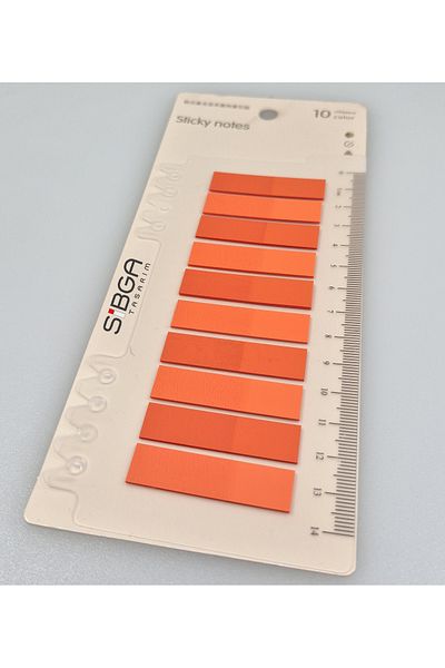 sibga tasarım Transparent Orange Postit Post-It Post It. Bookmark Bookmark Postit Sticker Note Paper 200 Sheets