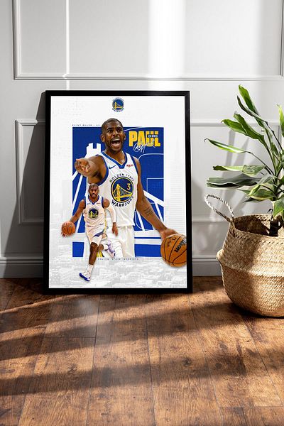 Saturn Pictură înrămată de Chris Paul - Pictură poster NBA de baschet