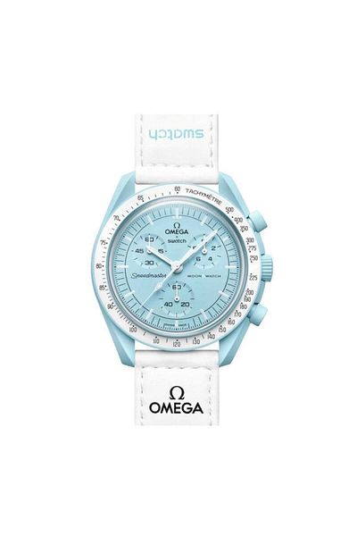 Omega Omega Swatch watch with elegant and distinctive design with accessories