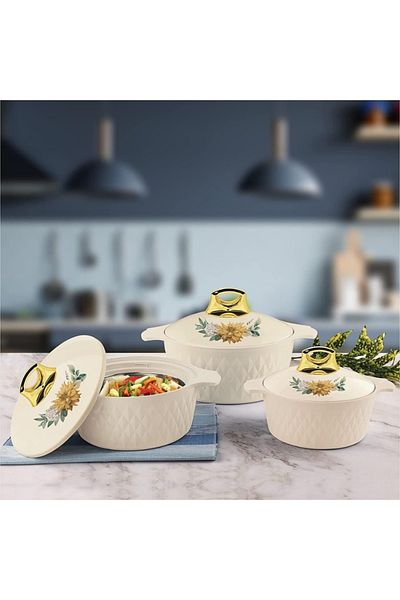 Generic Diamond Container Set Small Set 3 Pieces 1000/1500/2500ml