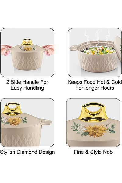 Generic Diamond Container Set, Large Set, 3 Pieces, 2500/3500/5000ml