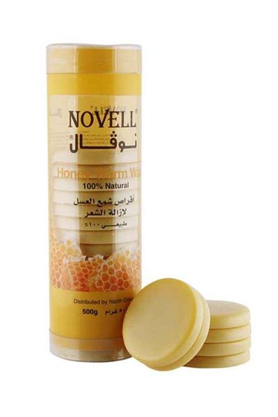 NOVEL Warm Wax Disk with Honey, Yellow 500g