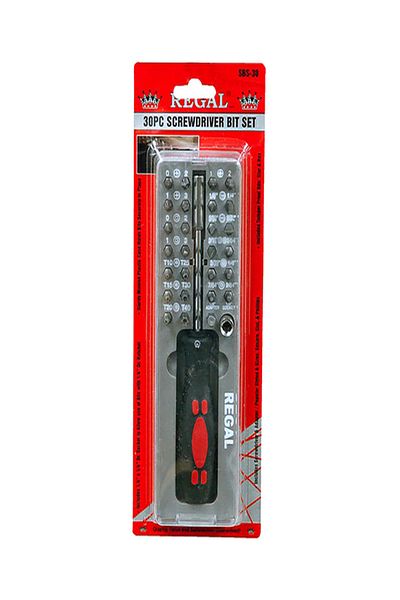 Regal Tools 30-Piece Screwdriver Bit Set