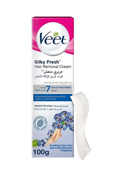 Veet Hair Removal Cream for Sensitive Skin, 100g