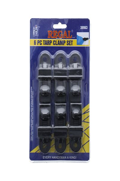 Regal 6-Piece Tarp Clamp Set