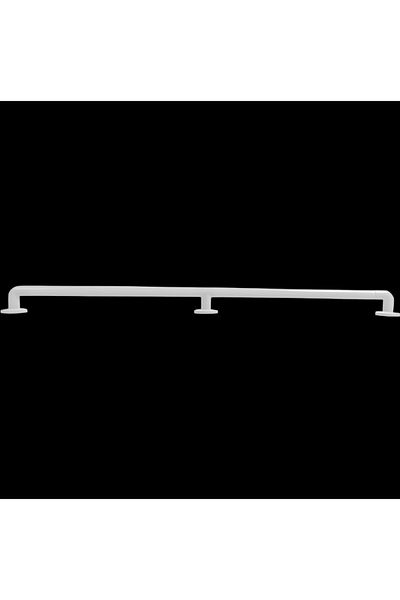 Prima Nova Durable Anti Slip and Secure Grip Polished Grab Rail White 121cm