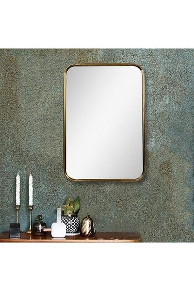 DEC4 Shatterproof rectangular mirror, size 140*70 cm, multi-colored frame