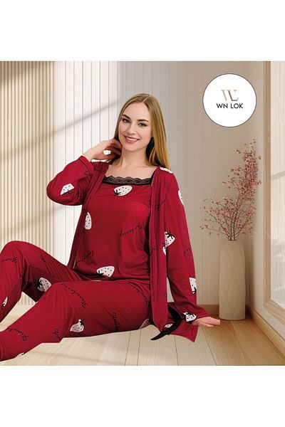 WNLOK Pajama set (Turkish, 3 pieces, high quality)