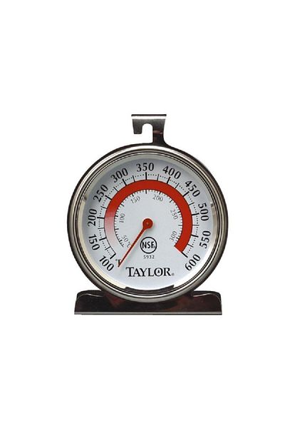 Taylor Stainless Steel Classic Oven Thermometer Silver and White