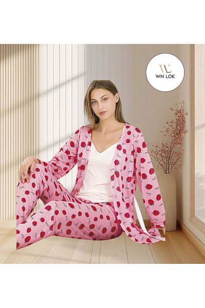 WNLOK Pajama set (Turkish, 3 pieces, high quality)