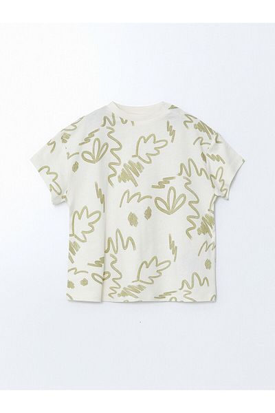 LC Waikiki Crew Neck Printed Baby Boy T-Shirt