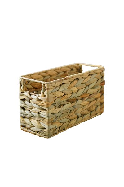 HONEYBEE Space-Saving Durable Lightweight Storage Basket Brown