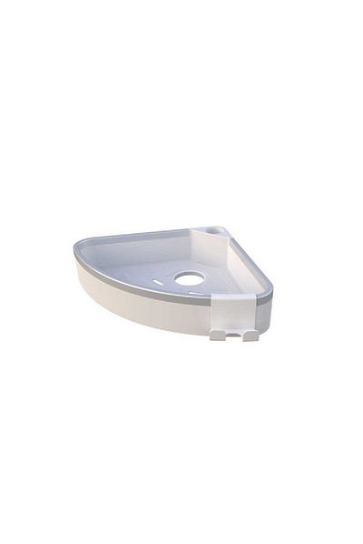 Prima Nova Venta Adjustable 3-Tier Plastic Corner Shower Pole Caddy
