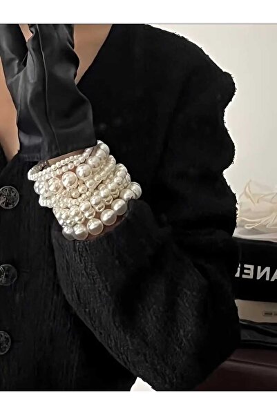 TUHAM AKSESUAR SAHRA 5 'Lİ İNCİ BİLEKLİK