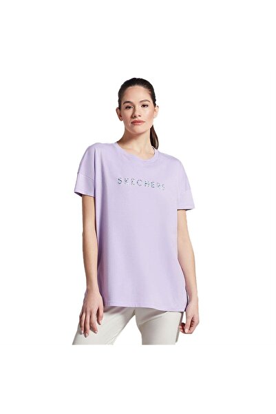 SKECHERS Kadın T-Shirt W Graphic Tee Crew Neck S231299-505