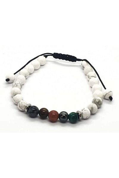 byRetroChique Scorpio zodiac bracelet with howlite