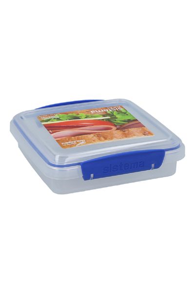 Sistema Klip It Sandwich Box Clear and Blue