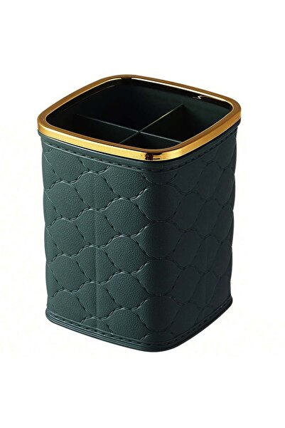 PUFO Elegant Pufo Luxury Style Organizer Stand for Makeup Tools or Toothbrushes - Modern Design, Green