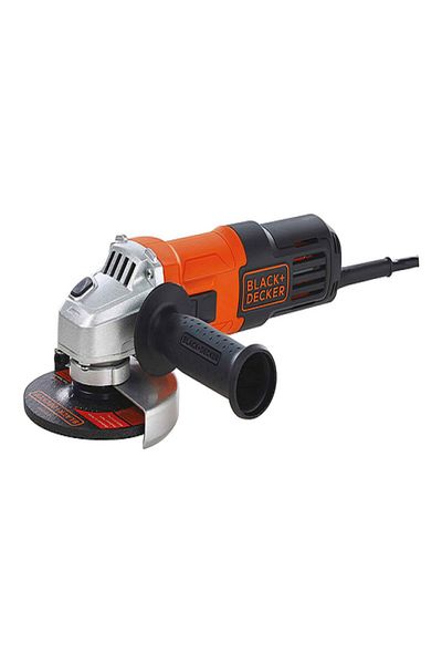 Black&Decker 650W 115MM Angle Grinder with Slider Switch and Side Handle