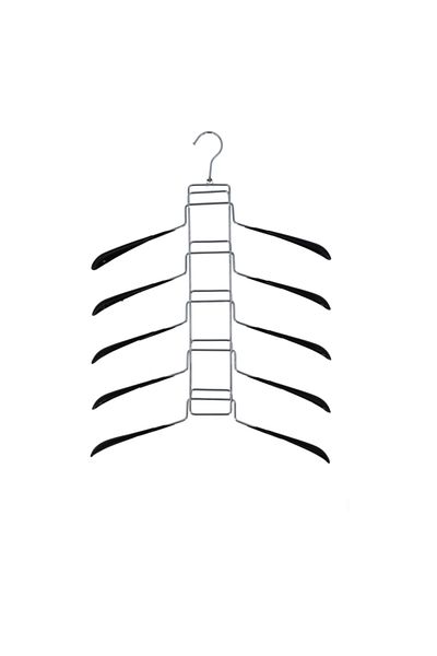 HONEYBEE Wonder Cloth Hanger Silver and Black