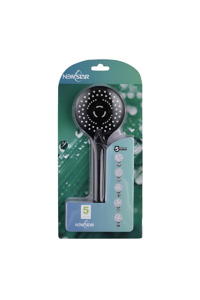 Newstar Elegant and Modern Design Round Durable Handheld Shower