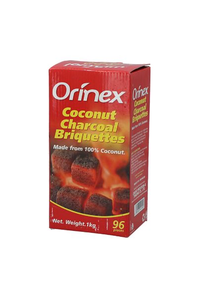 Orinex Coconut Charcoal Briquettes White 1kg
