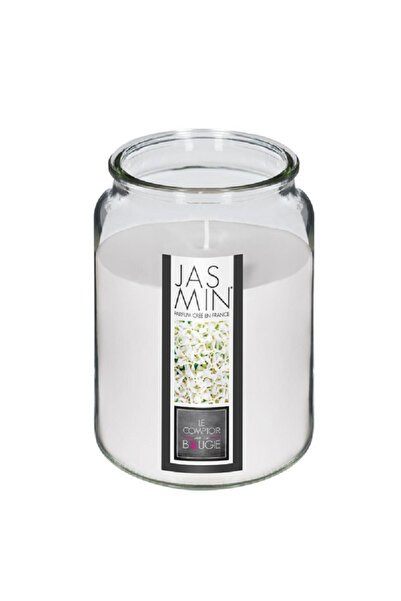 Atmosphera شمعة معطرة برائحة الياسمين في وعاء زجاجي أبيض 510 جرام