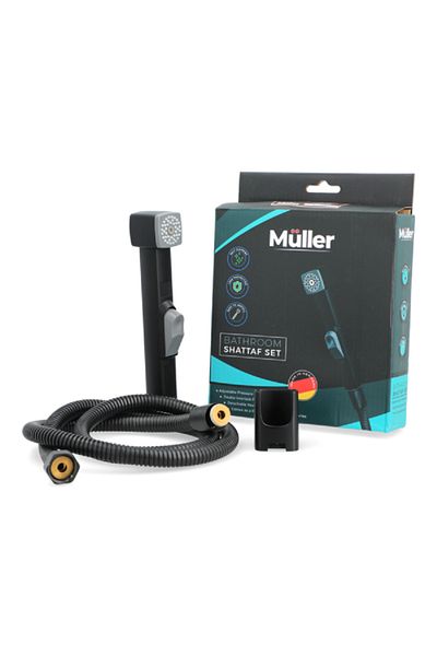 Müller Elegant Design Self Cleaning Leak Protection Bathroom Shattaf Set
