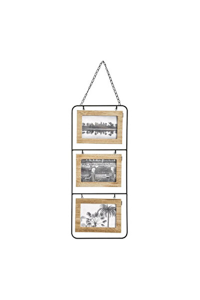 Atmosphera 6-Picture Wall Mounted Decorative Easy-Hanging Photo Frame Multicolor