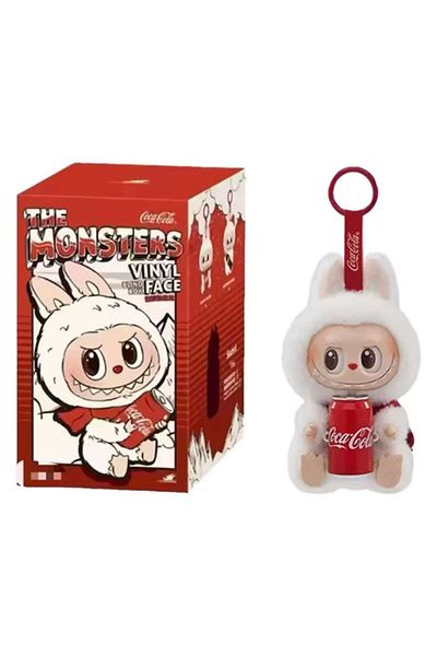victiny Labubu cola, Labubu suc, mystery box, 15 cm, White Plush Toy