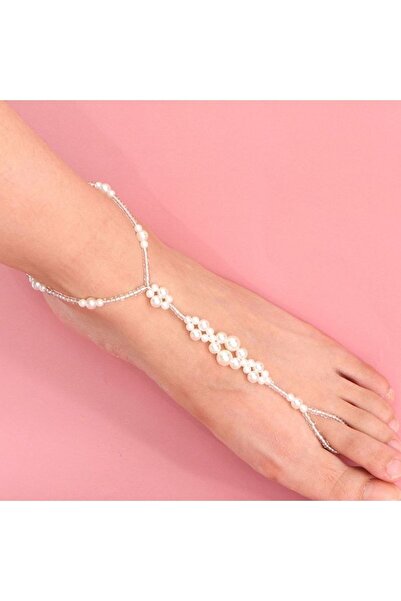 Shiklik MODA Icon of Elegance: Women's Anklet with Pearl Detail