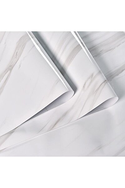 Skygo Açık Mermer Desenli Yapışkanlı Kaplama Kağıdı Büyük Boy 5 Metre