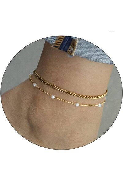 Generic Brand Pearl Chain Women's Anklet to Complement Your Elegance