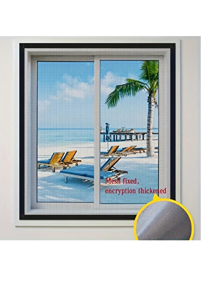 Trendpazarım Tak Çıkar Sineklik 75x125 cm – Tek Kanat Pratik Pencere Sinekliğ...