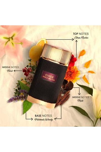 Khadlaj Code Viola Nectar La Fede , Eau De Parfum, Women, 100 ml