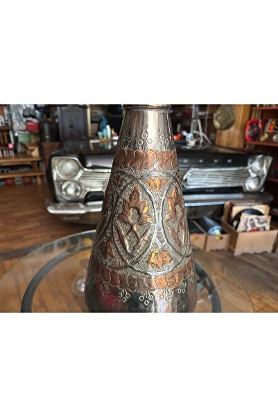 tayfuntufan antika koleksiyon Αντίκα χάλκινο βάζο ύψους 47 εκατοστών