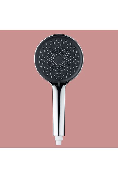 Voli 5-Sprayers Generous Water Coverage Shower Hand Chrome and Black 5inch