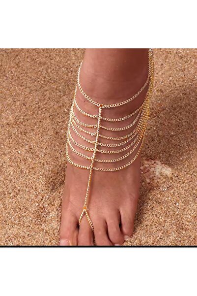 MODAELMAS1 Complete Your Elegance with Elegant Chain Anklet