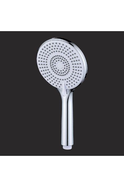 Voli 5 Sprayers Quick Connect Adjustable Speed Shower Hand Chrome and White 5 Inch
