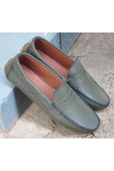 BAGSSHOES 15009 Мъжки ежедневни обувки от естествена кожа, мокасини