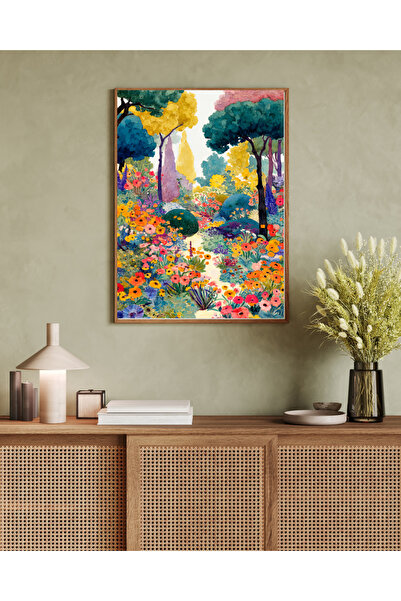 woodhomeworks Tek Parça Salon Ofis Dekor Tablo Ttk