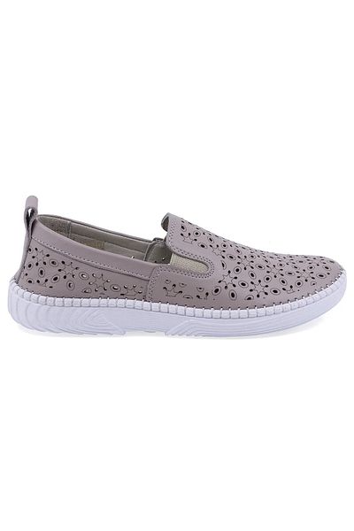 Caspiansea Women's shoes, 24015, Casual, Genuine leather, Grey