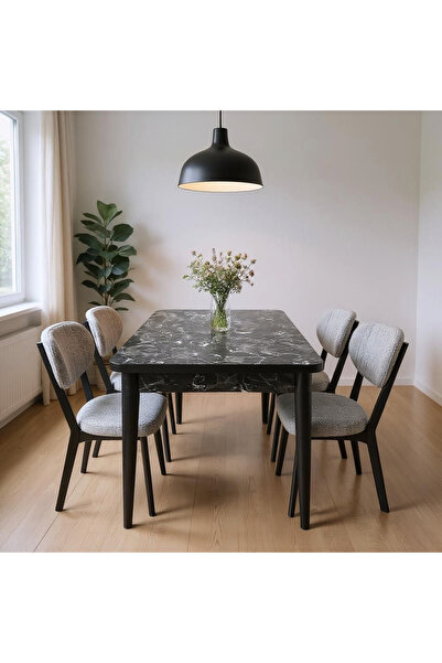 ModernEvveOfis Kelebek Açılır Yemek Masa Takımı %100 Mdf