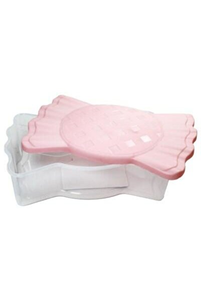 Generica Plastic box in the shape of a bow, random color