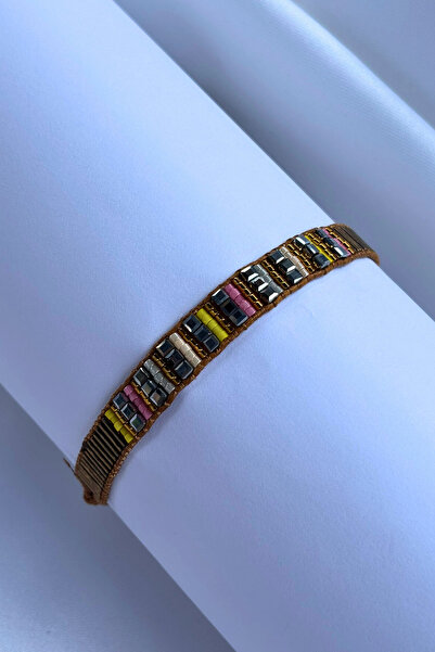 Begondio Renkli Miyuki El Yapımı Tasarım Kadın Bileklik