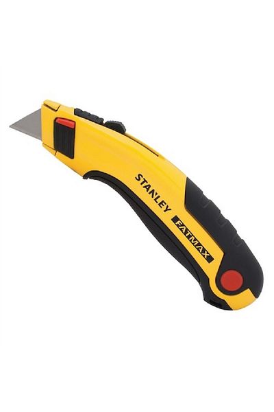 Stanley TPR Grip Retractable Utility Knife Yellow and Black