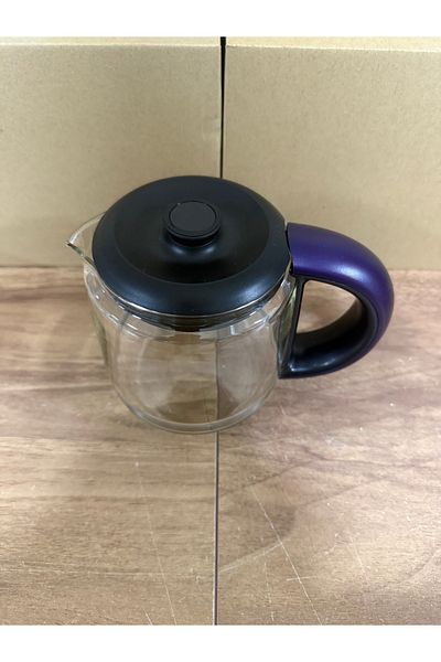 Karaca 1501 Violet Glass Teapot Group with Lid Original Spare Parts with Authorized Service Assurance